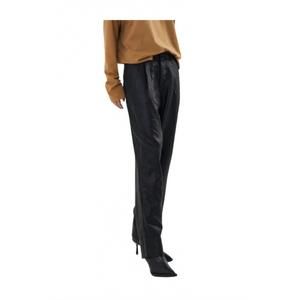 NEW RABENS SALONER glazed pleat pants in black